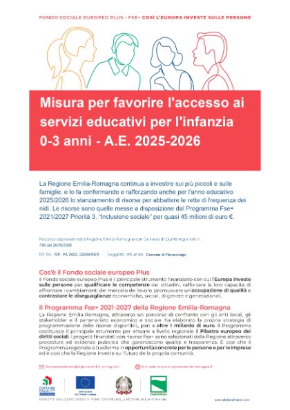 Misura per favorire l'accesso ai servizi educativi per l'infanzia 0-3 anni - A.E. 2025-2026