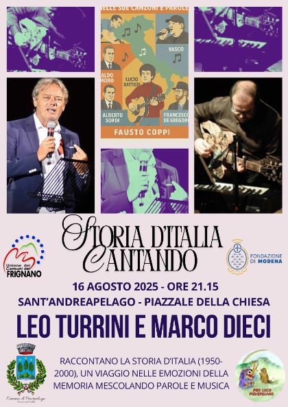 Serata Storia D'Italia Cantando