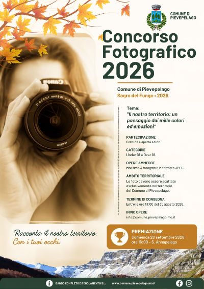 Concorso fotografico 2026