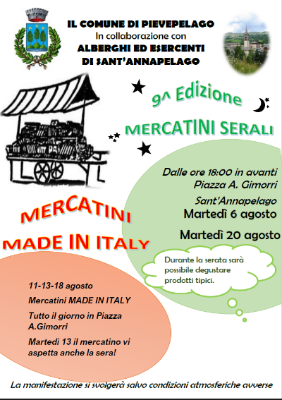 Mercatini serali 2024