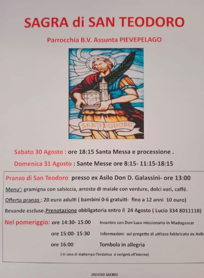30 e 31 agosto 2025 san teodoro