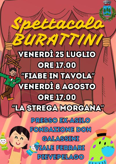 25 luglio e 8 agosto burattini